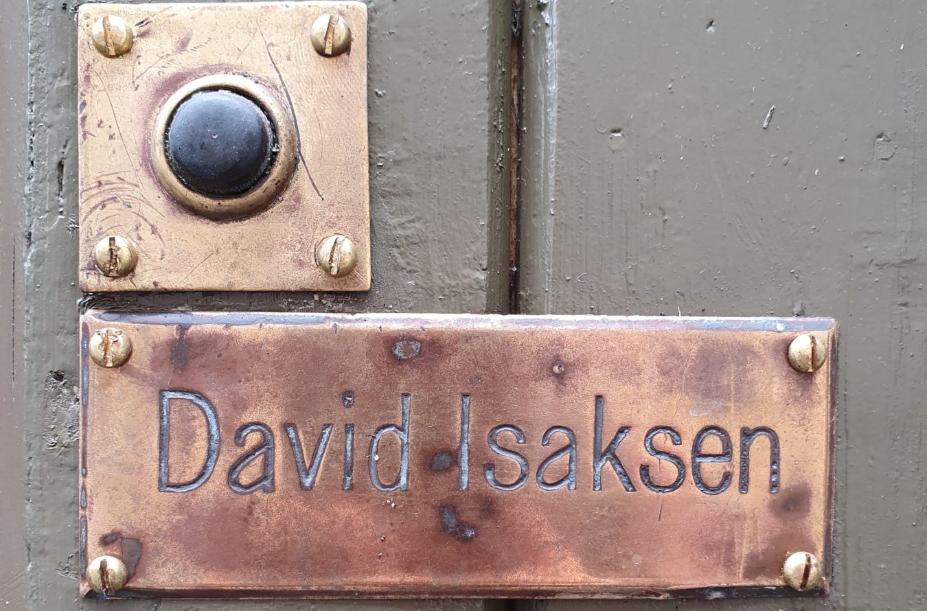 David Isaksen's Nameplate