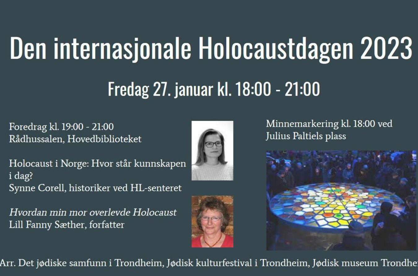 Den internasjonale Holocaustdagen - 27. januar 2023