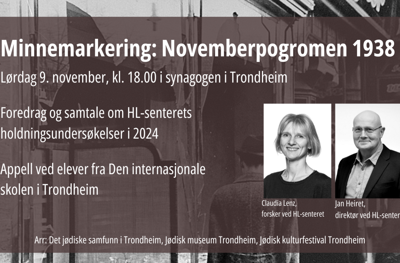 Årlig minnemarkering etter Novemberpogromen i 1938