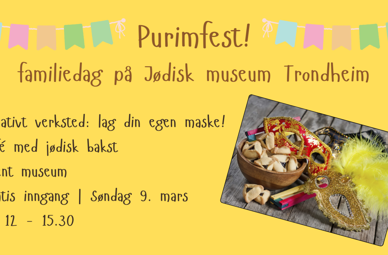 Purimfest! Familiedag på Jødisk museum Trondheim