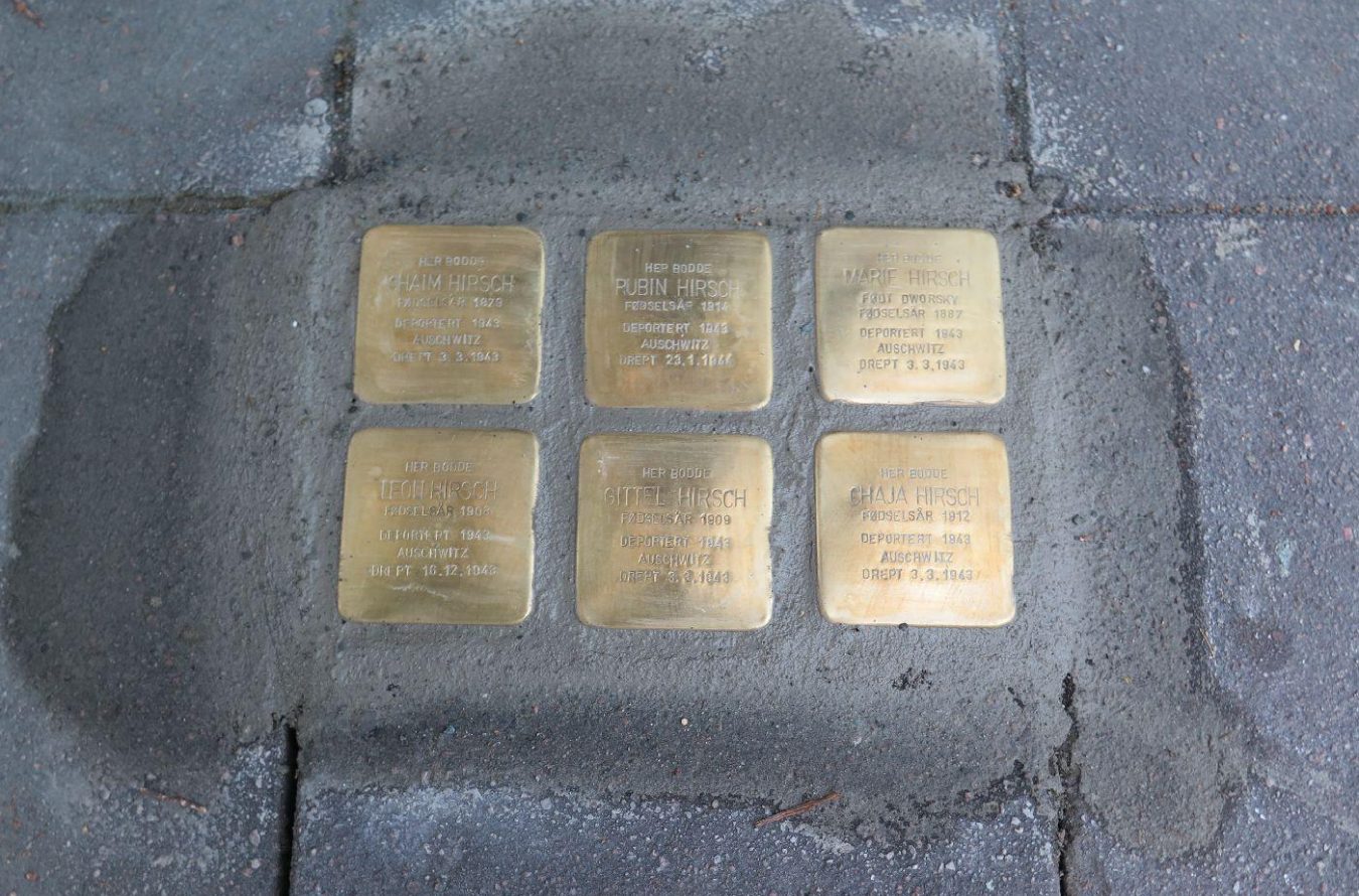 Laying of stolpersteine 2018